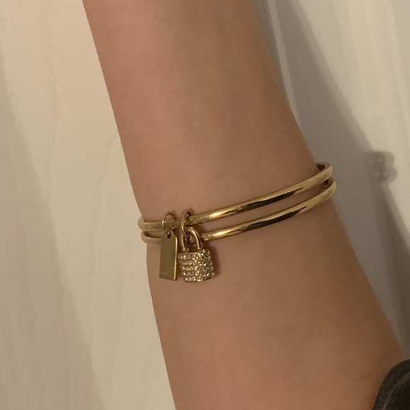 TWO Gold Coach Bangles - Picture 1 of 2